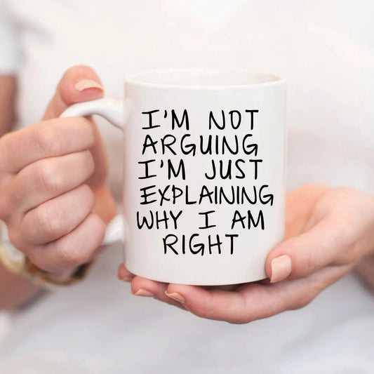 Funny Coffee Mugs – Ceramic Birthday Gift for Men | Dishwasher Safe Mug