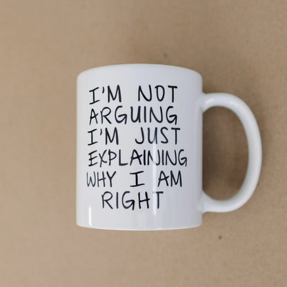Funny Coffee Mugs – Ceramic Birthday Gift for Men | Dishwasher Safe Mug