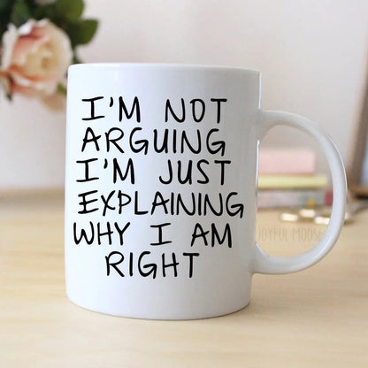 Funny Coffee Mugs – Ceramic Birthday Gift for Men | Dishwasher Safe Mug